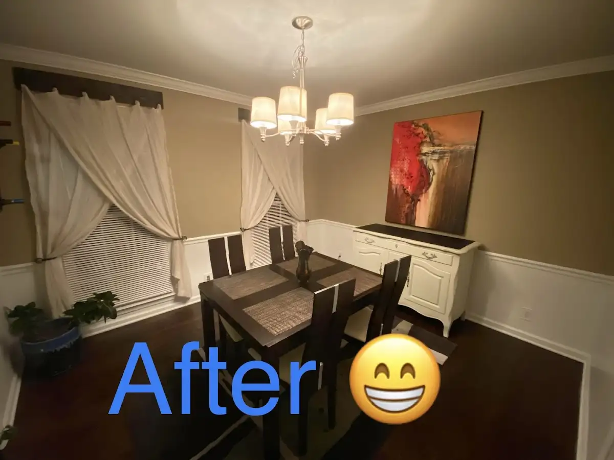 Professional dining room restoration after water damage in Grayson Valley